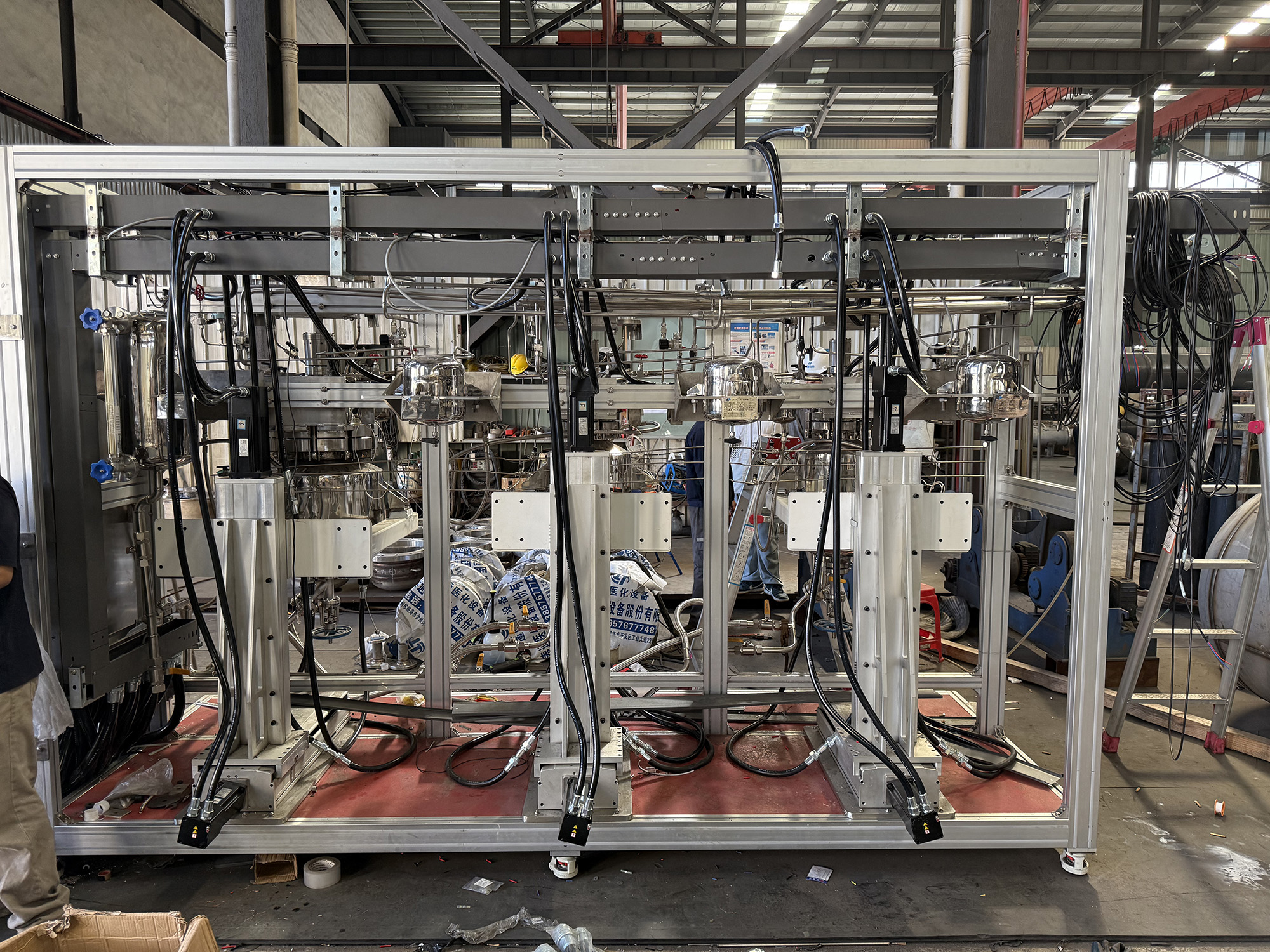 防爆伺服電機在反應釜上方案